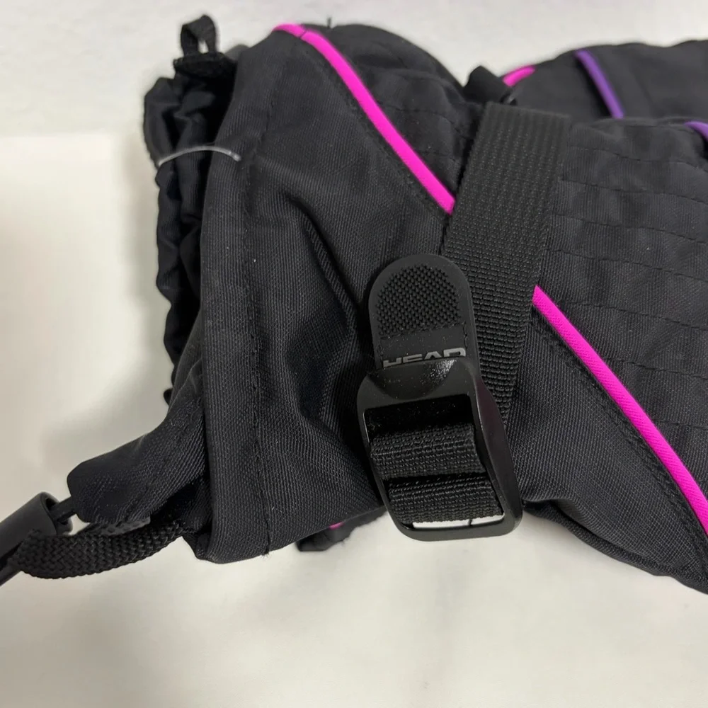 Head Black Pink Purple Ski Snow Gloves - Brand New - Women’s Large